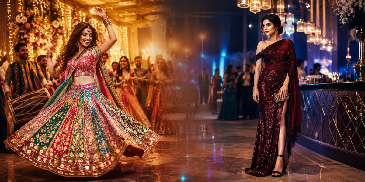 Sangeet vs Cocktail Night Outfit