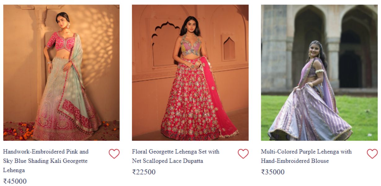 Best Bridal Lehenga Store in Chandni Chowk