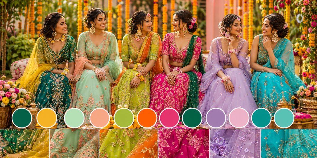 Mehendi Colour Palettes