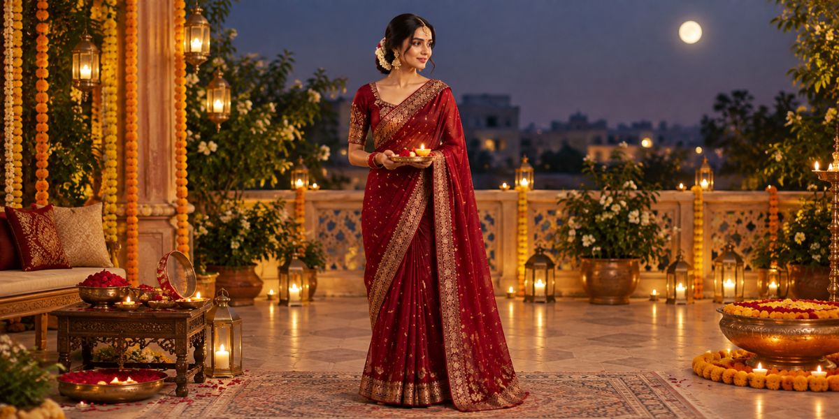 Karwa Chauth Saree Ideas